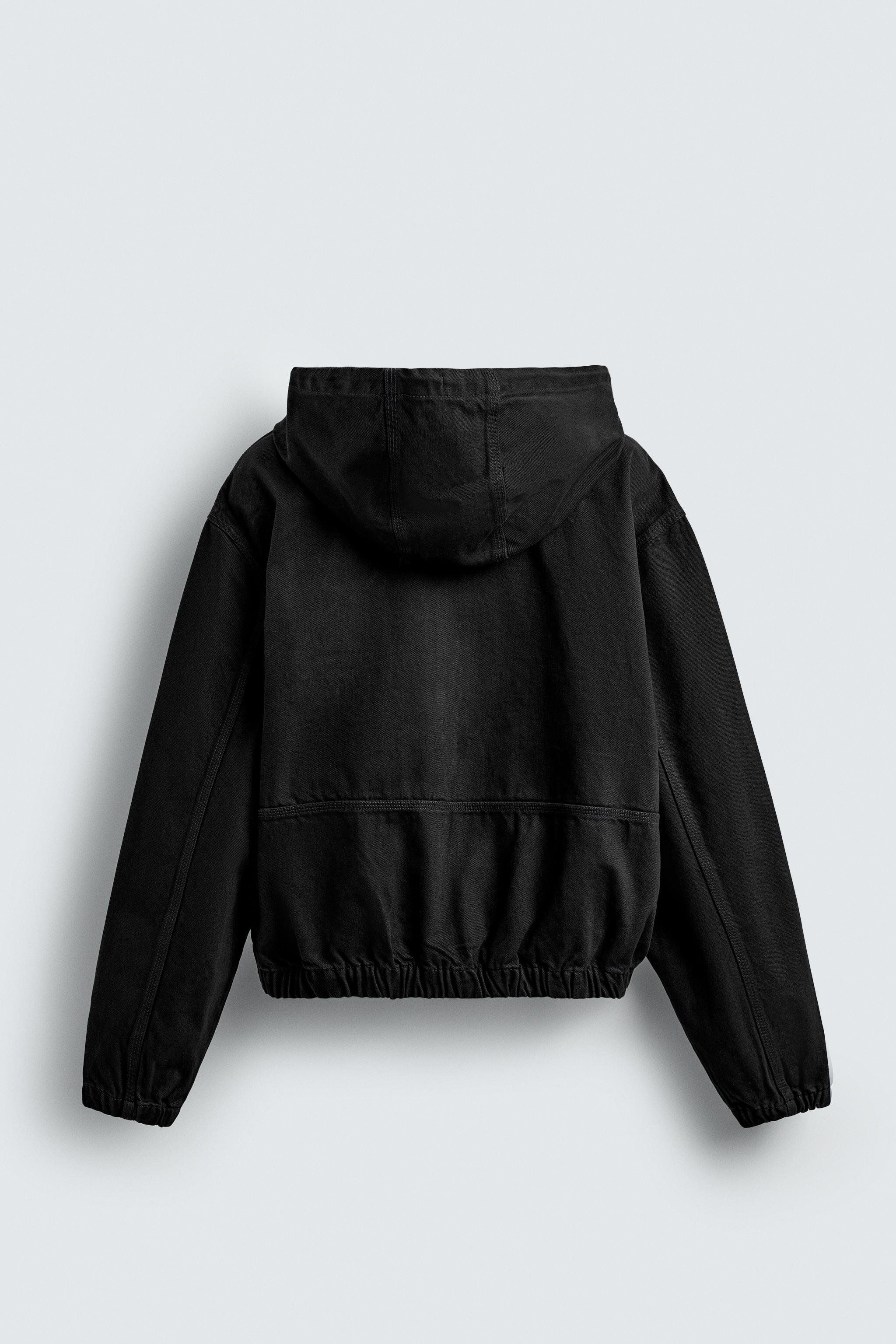 WASHED HOODED JACKET